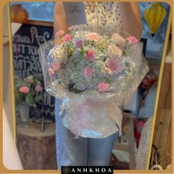 bó hoa cẩm tú cầu xinh hội an