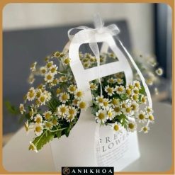 giỏ hoa cúc tana tặng thầy cô