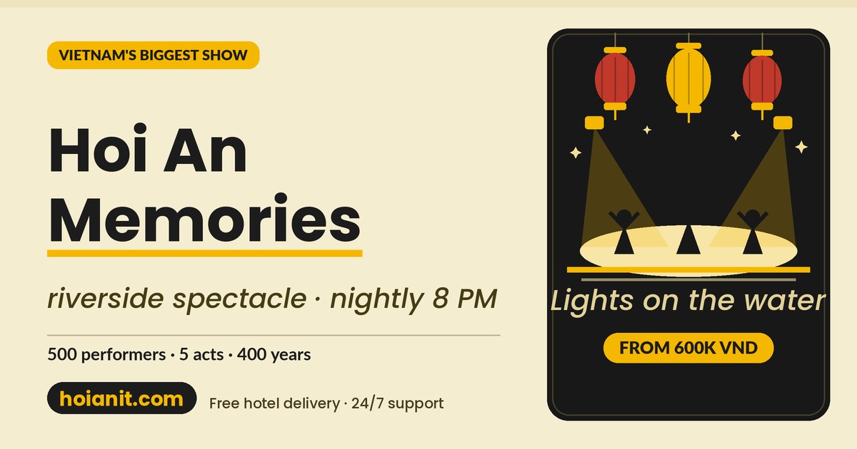 hoi an memories show cover Hoi An Memories Show guide cover by Anh Khoa, hoianit.com