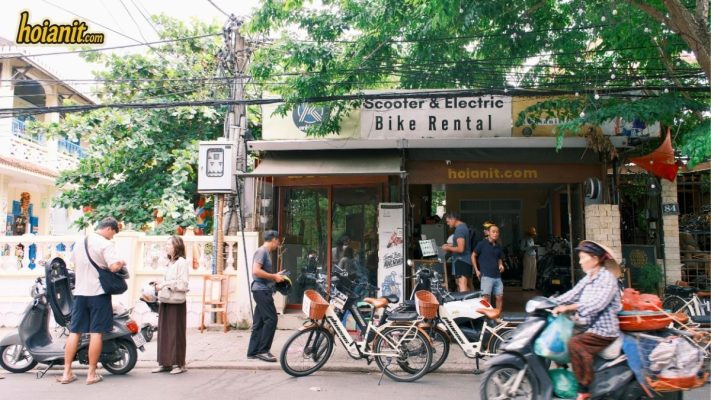 会安摩托车租赁门店 — Anh Khoa 踏板车与电动车出租