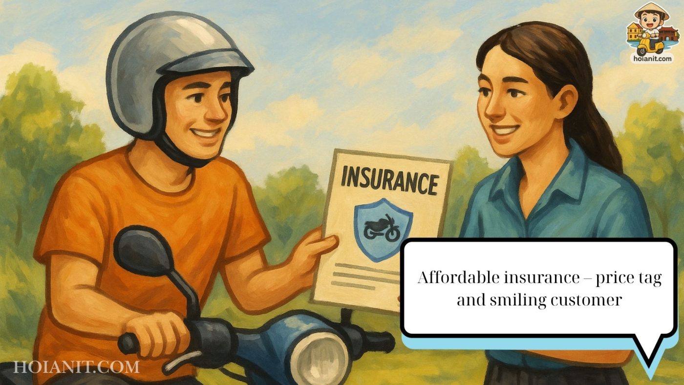 motorbike insurance 2 A vintage propaganda-style illustration showing a determined man holding a shield and a woman riding a motorbike, symbolizing protection and safety.