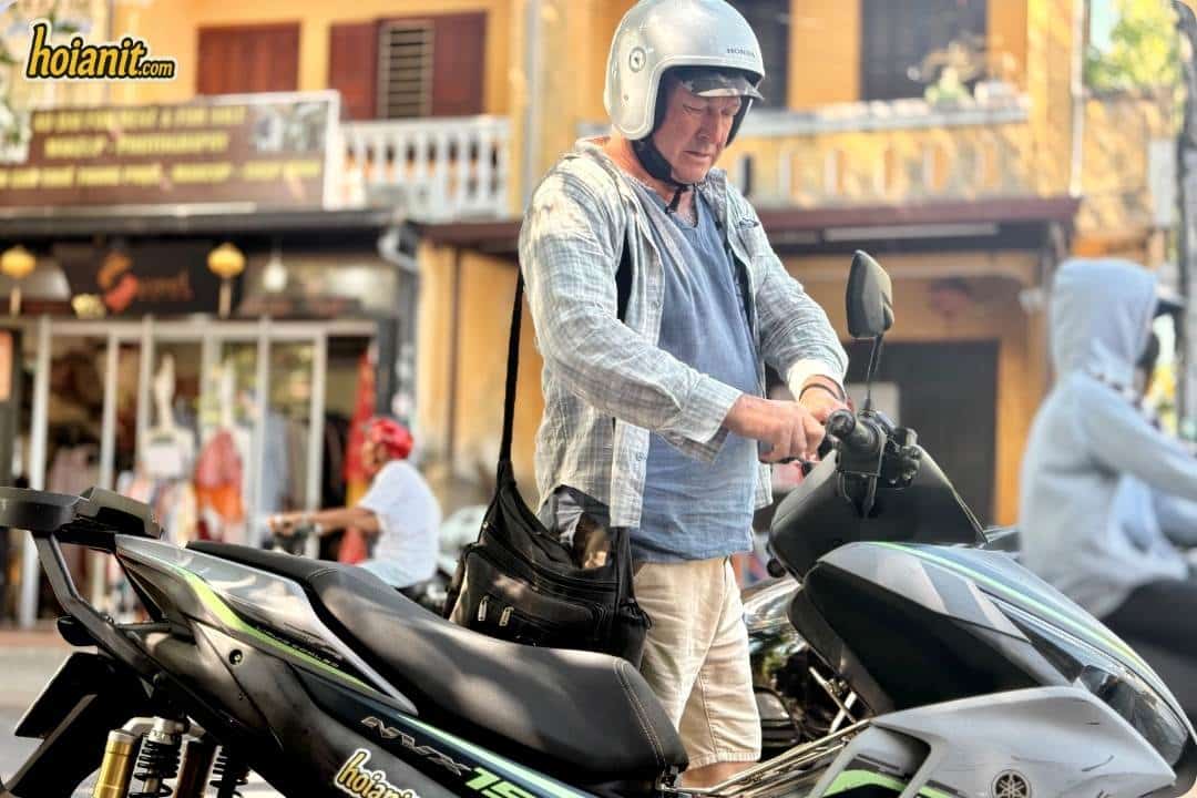 motorbike safely in hoi an