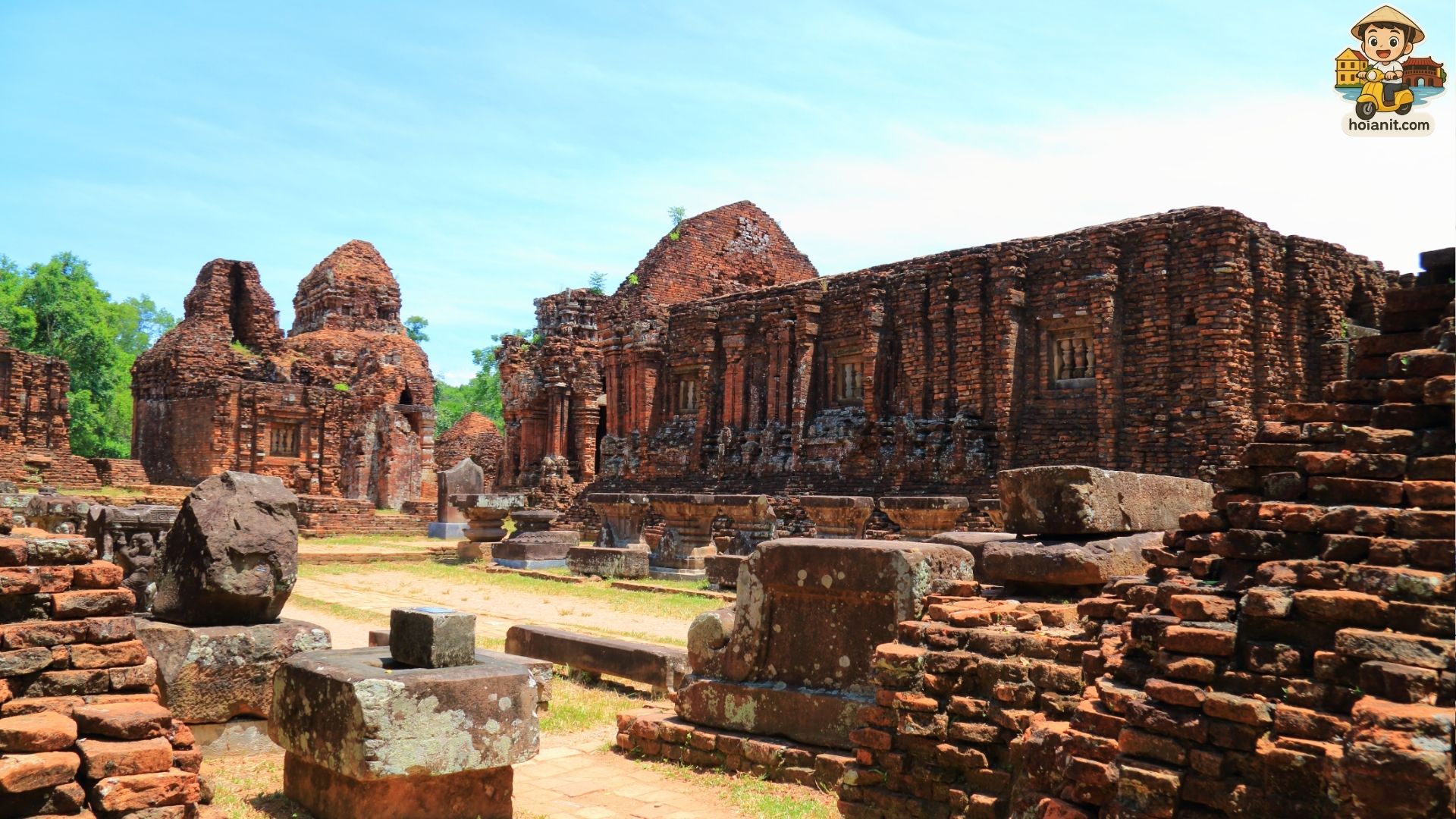 My Son Sanctuary — ancient Cham brick temples west of Hoi An