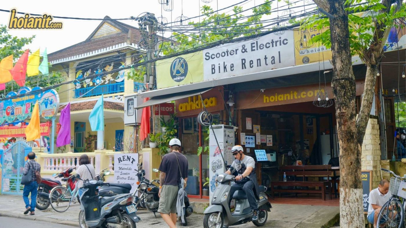 sewa motosikal di hoi an1 Anh Khoa Hoi An motorbike rental shop