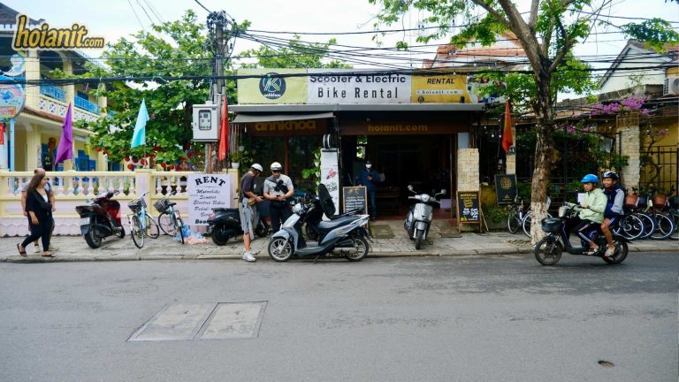 thuê xe máy Hội An có cần bằng lái không