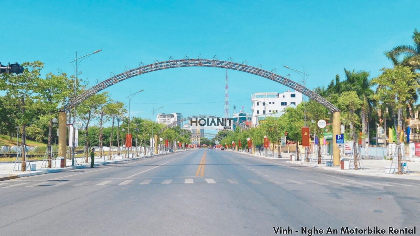 vinh nghe an motorbike rental 00006 Front view of a trusted motorbike rental store in Vinh city, Vietnam